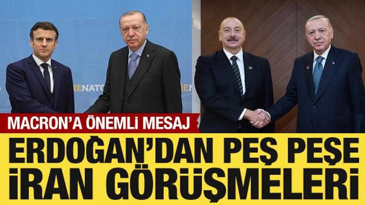 Cumhurbaşkanı Erdoğan'dan liderlerle peş peşe görüşmeler