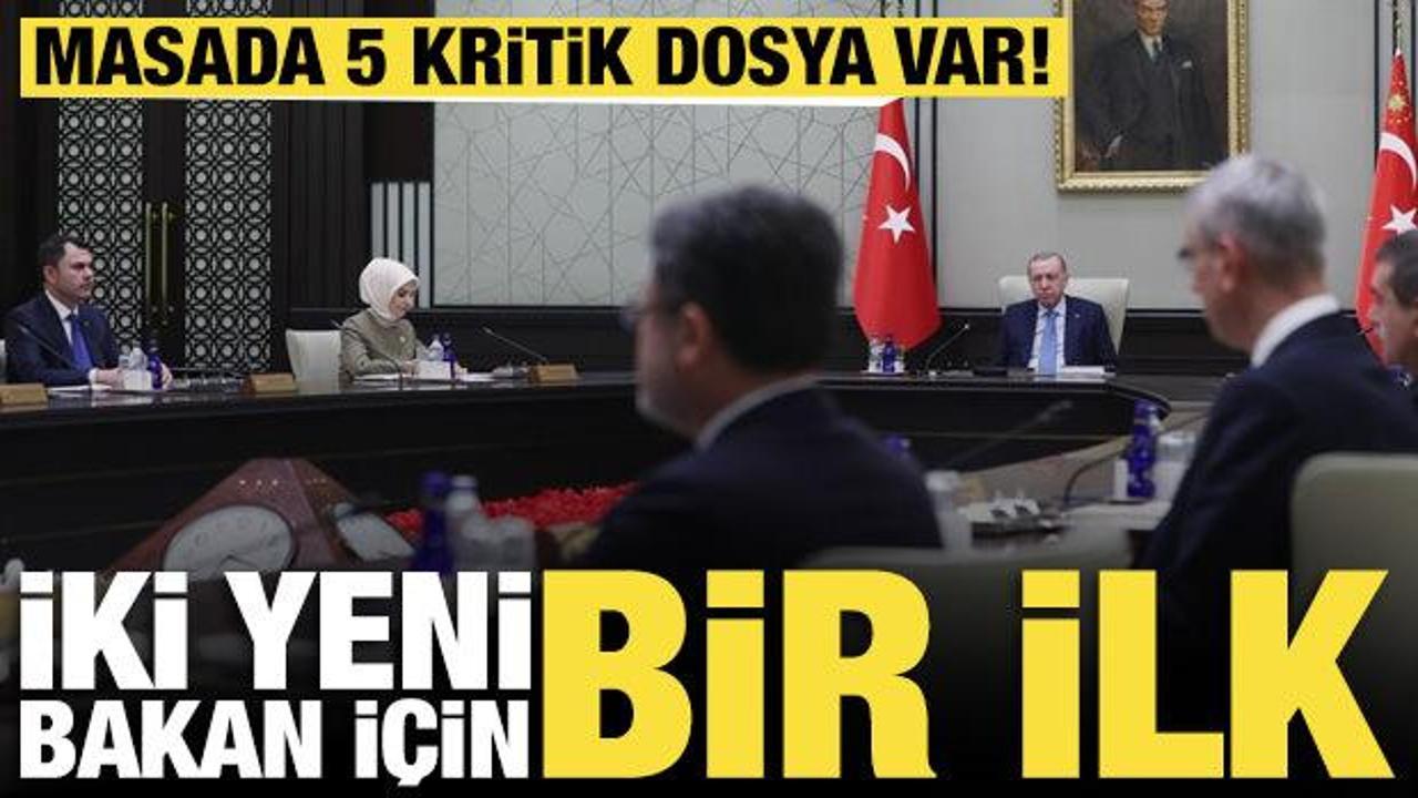 Kabine kritik gündemle toplanıyor: İki yeni isim ilk kez masada