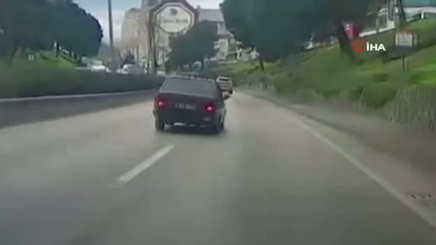 Bursa'da çocukların üzerine araç süren maganda yakalandı