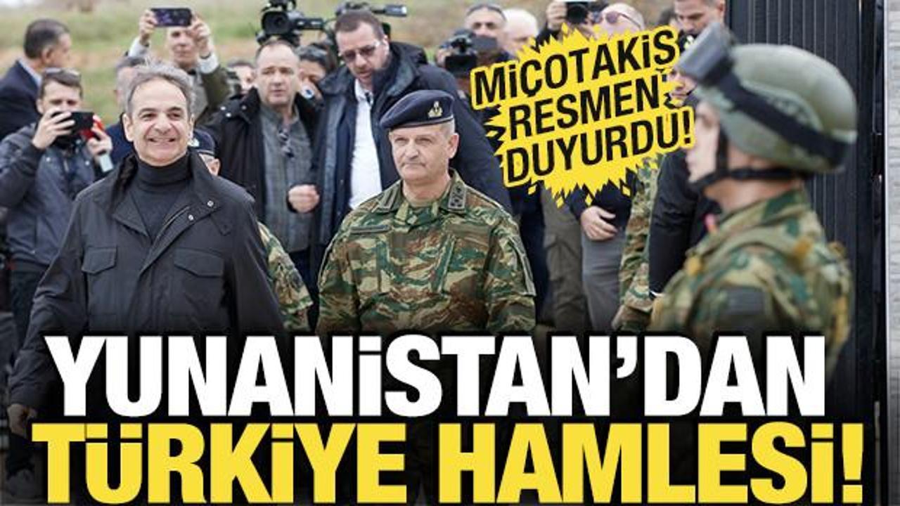 Yunanistan'dan, Türkiye hamlesi! Miçotakis resmen duyurdu