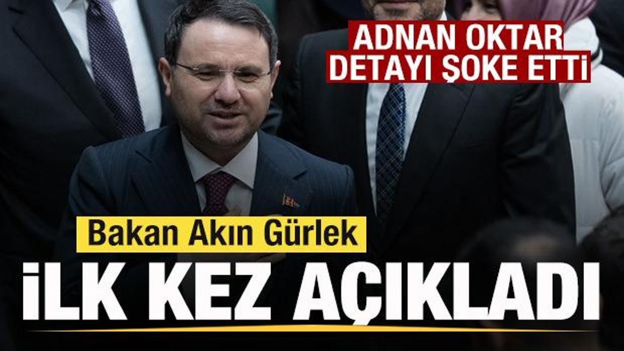 Bakan Akın Gürlek ilk kez açıkladı! Adnan Oktar detayı şoke etti