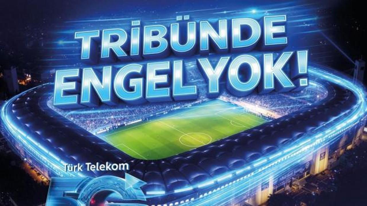 Dünyada bir ilk! Türk Telekom’dan herkes için 5G: Tribünde engeller kalkıyor!