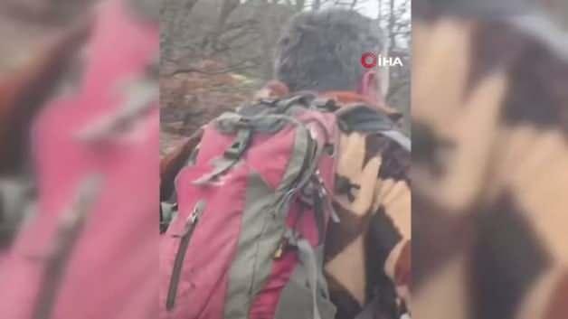 Kuş gözlemi için çıktığı arazide ayı ile karşı karşıya kaldı!