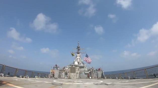 ABD, İran'a yapılan saldırının görüntülerini paylaştı!