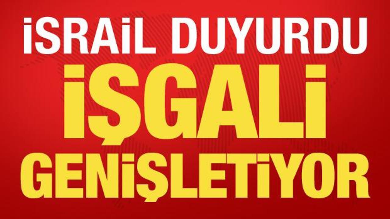İsrail Lübnan'da kara işgalini genişletecek