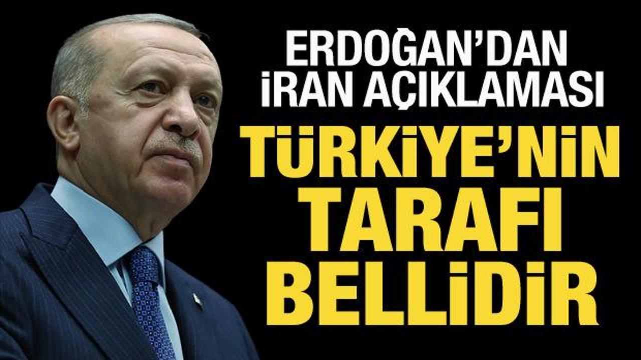 Cumhurbaşkanı Erdoğan: Türkiye'nin tarafı bellidir!