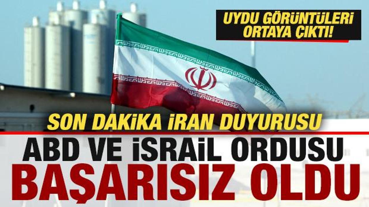 Uydu görüntüleri ele verdi! Son dakika İran duyurusu! ABD ve İsrail başarısız oldu...