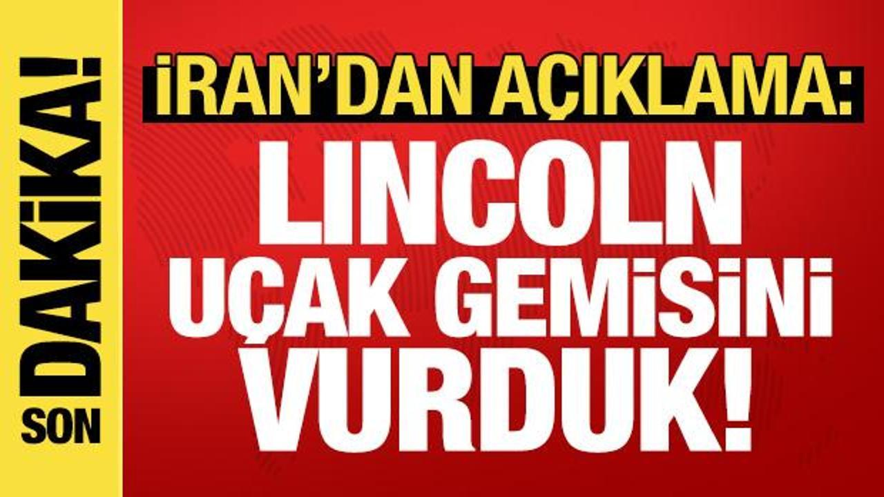 İran: Lincoln uçak gemisini dronla vurduk