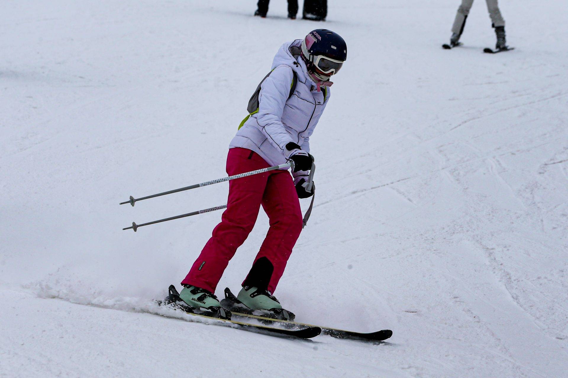 Palandöken’de kayak keyfi kar yağışı ile taçlandı