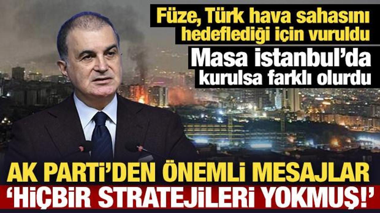 AK Parti'den son dakika mesajı: Hiçbir stratejileri yokmuş!