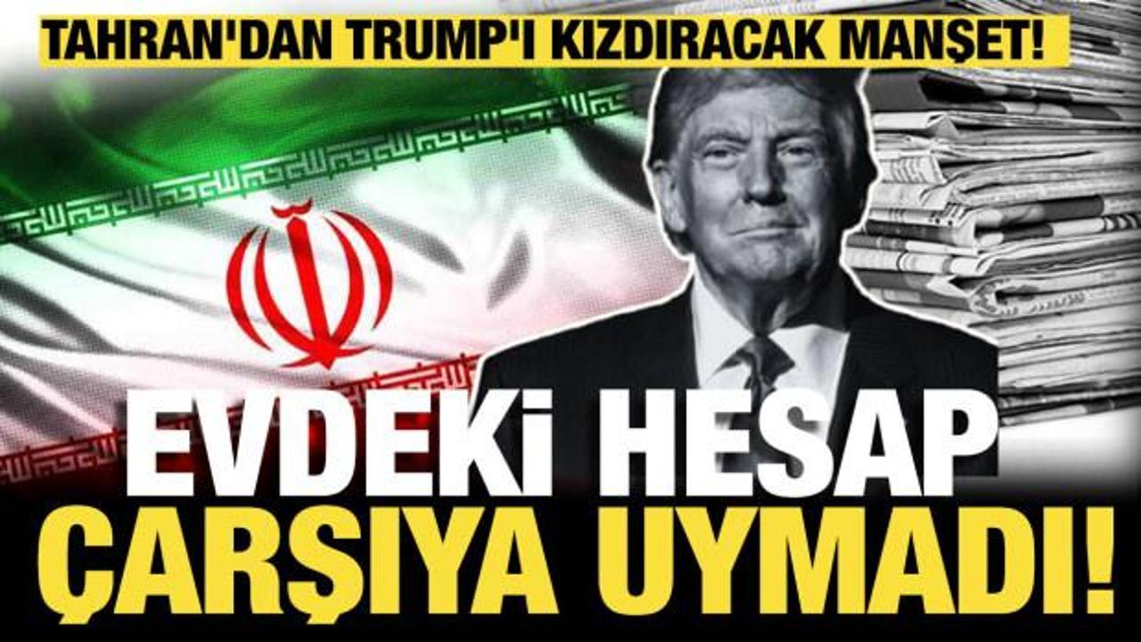 Trump’ı tiye alan Tehran Times’ın son manşeti: "Büyük oynadı, büyük kaybetti!"