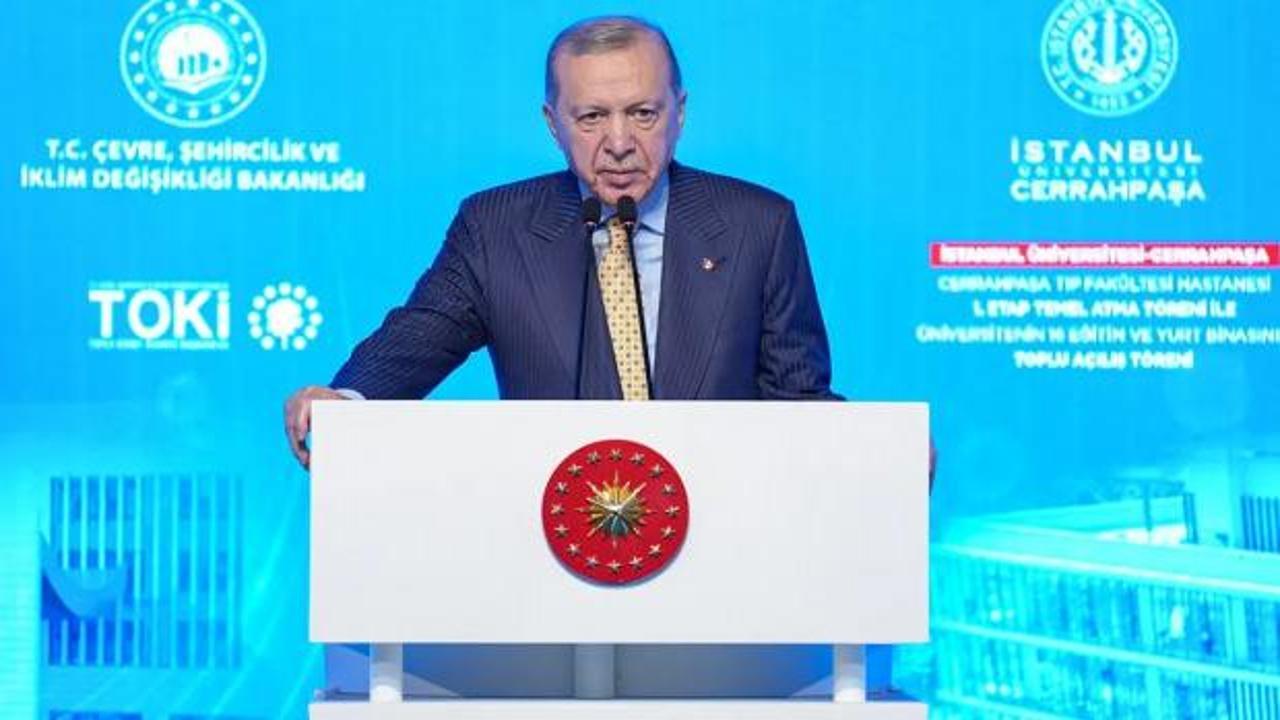 Cumhurbaşkanı Erdoğan'dan İBB'ye Cerrahpaşa tepkisi!