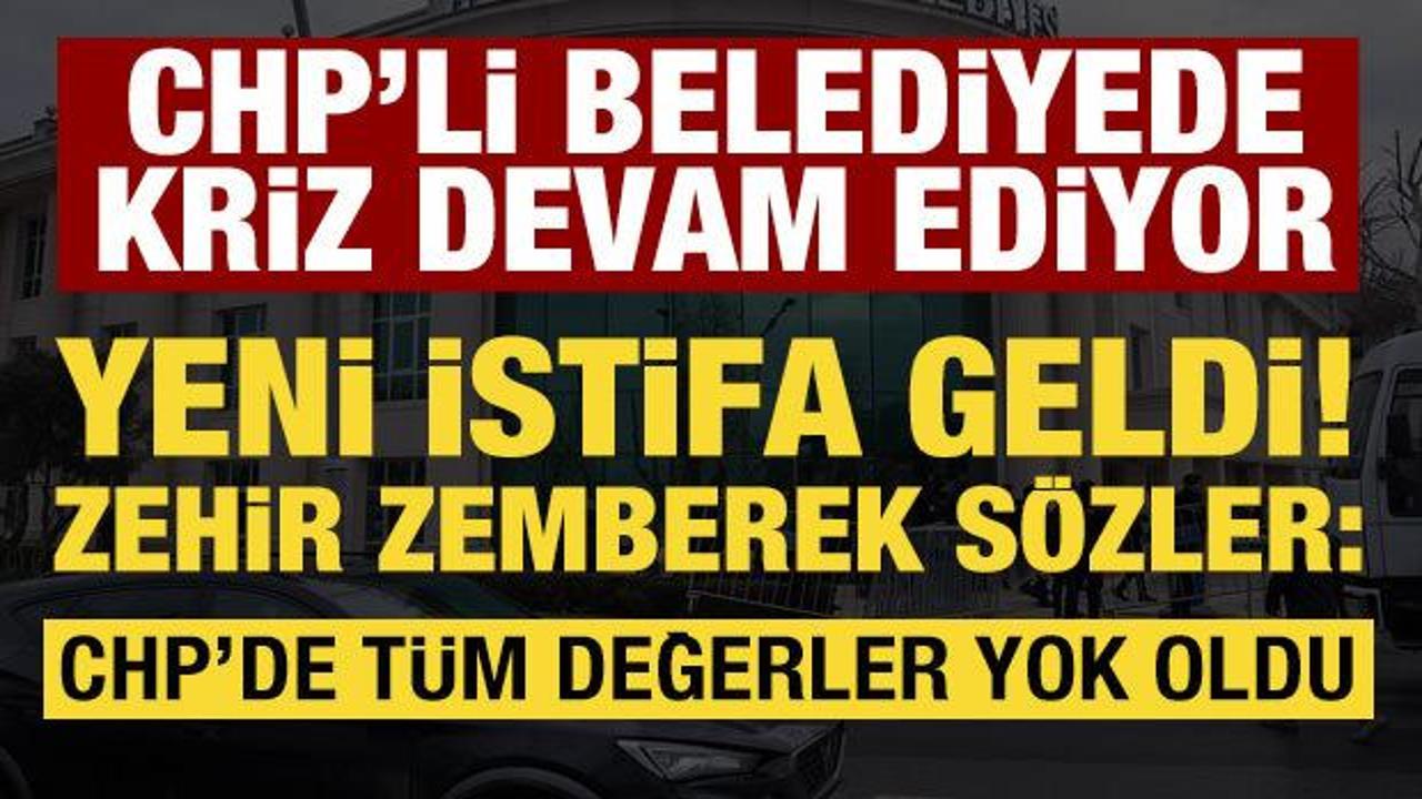CHP'li Beykoz Belediyesi'nde kriz devam ediyor: İstifa geldi