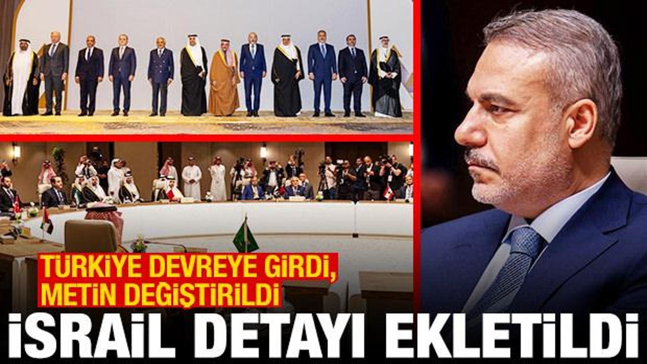 Türkiye devreye girdi, açıklama metni değişti: Savaşın esas sorumlusu İsrail