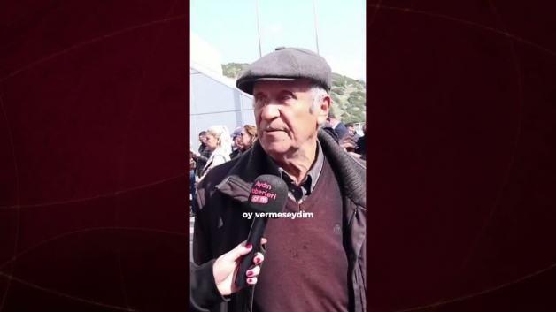 Aydın’da CHP'li vatandaş partinin cürümüşlüğünü "Atatürk gelse bu partiyi düzeltemez" diye özetledi