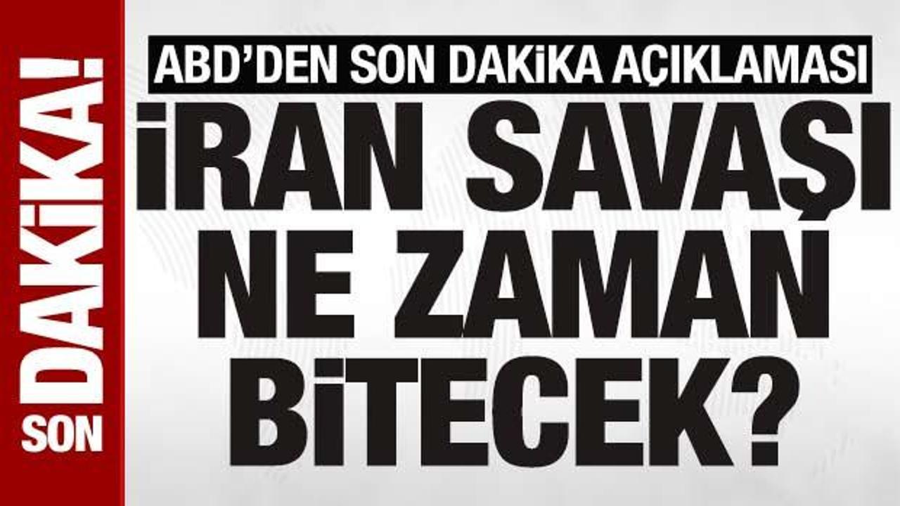 ABD Dışişleri Bakanı Rubio: 'İran operasyonu uygun zamanda sona erecek'