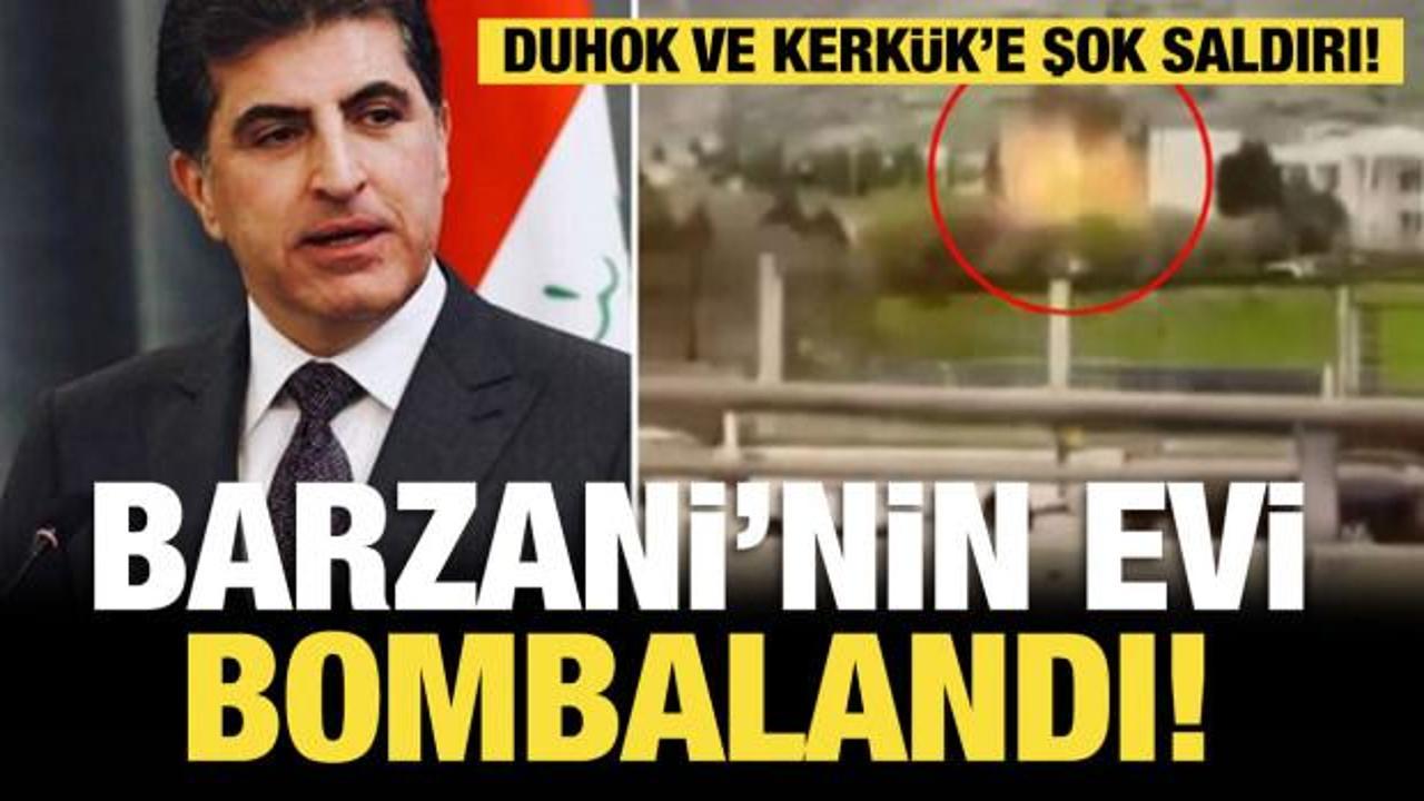 Son dakika... Duhok ve Kerkük'e şok saldırı: Neçirvan Barzani’nin evi hedef alındı
