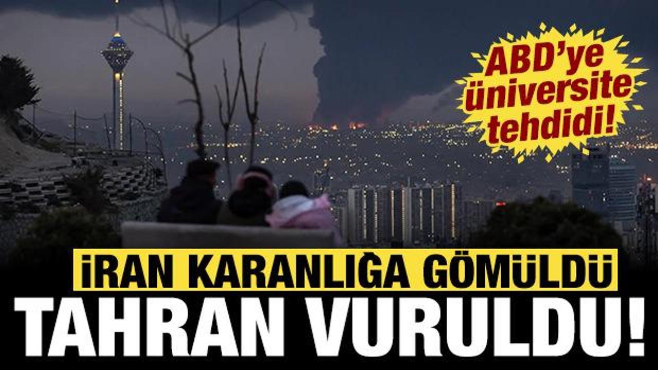 Son dakika: Tahran'da enerji tesisleri vuruldu, İran'dan ABD'ye üniversite tehdidi geldi