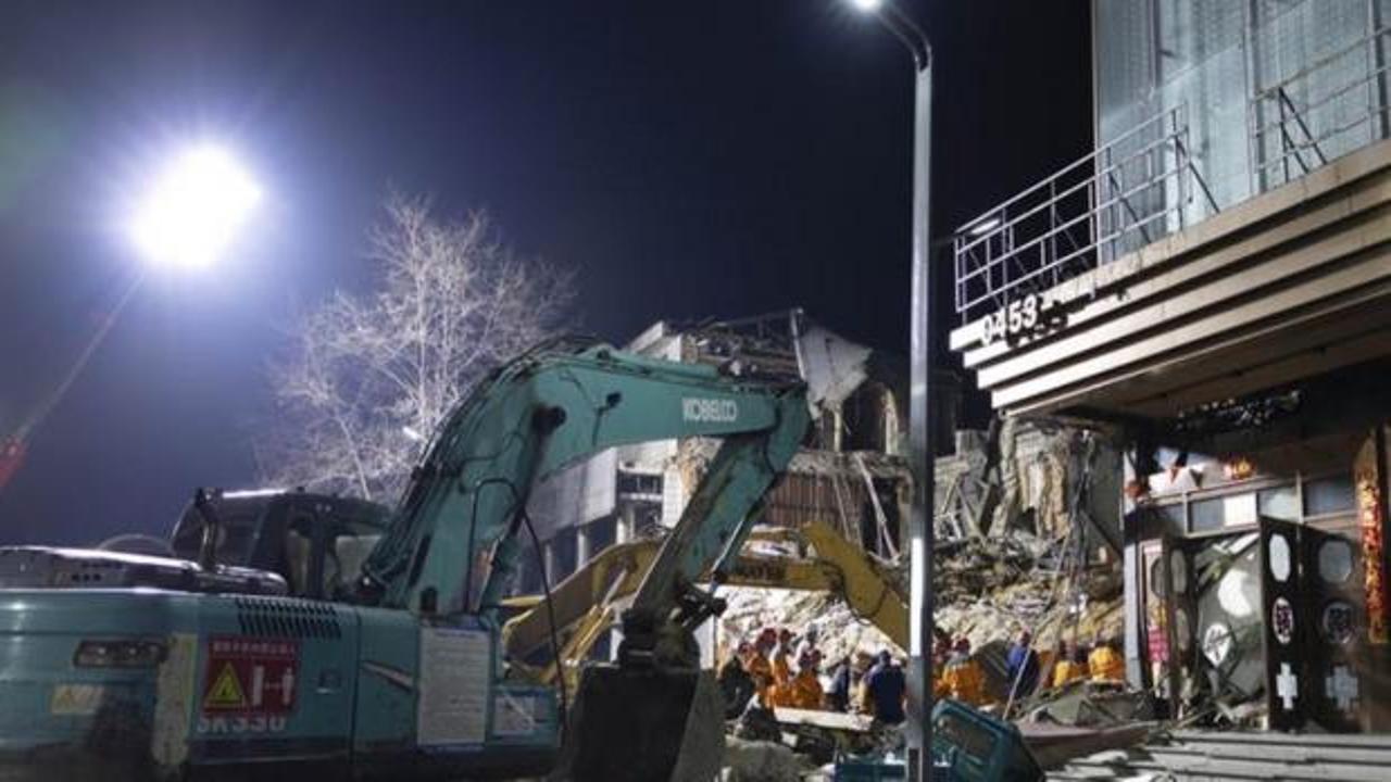 Çin'de bina çöktü! Çok sayıda ölü var