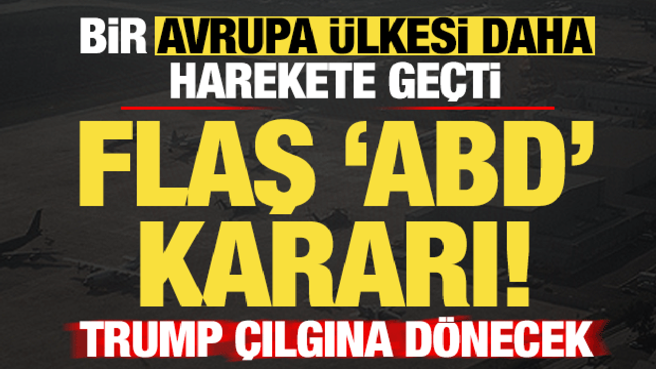 Son dakika: İspanya'dan sonra İtalya'dan da Trump'ı çıldırtacak karar!