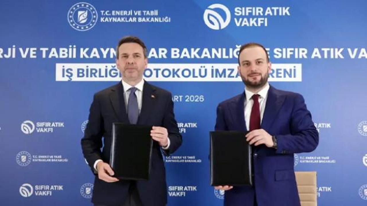 Enerji ve Tabii Kaynaklar Bakanlığı ile Sıfır Atık Vakfı arasında işbirliği