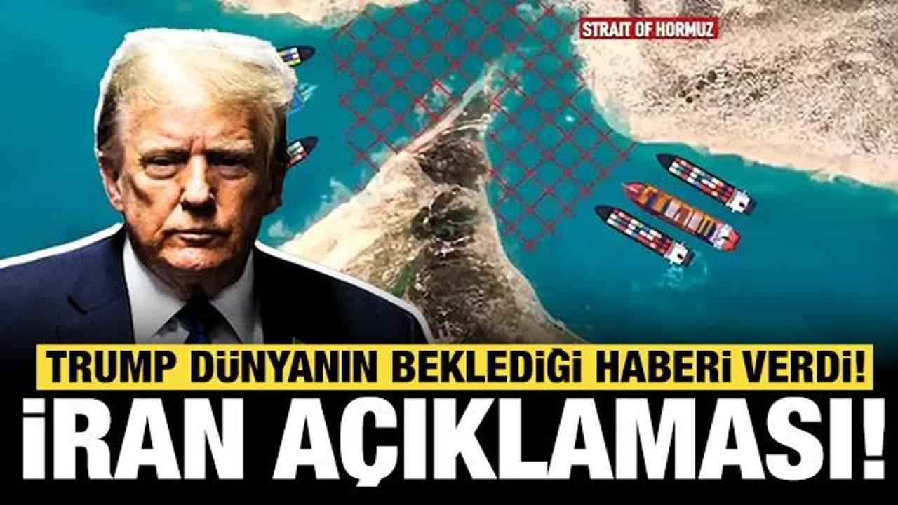 Trump'tan son dakika İran açıklaması: Dünyanın beklediği haberi verdi!