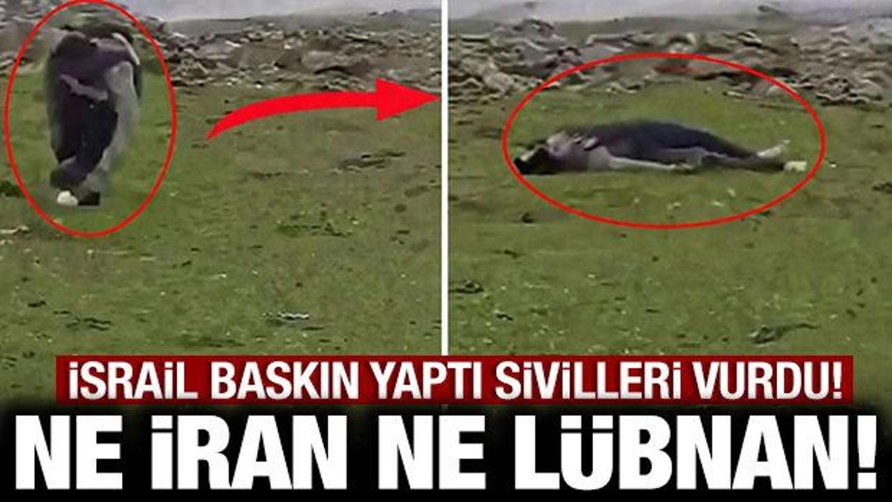 İsrail baskın düzenleyip sivilleri vurdu: Ne İran ne Lübnan!