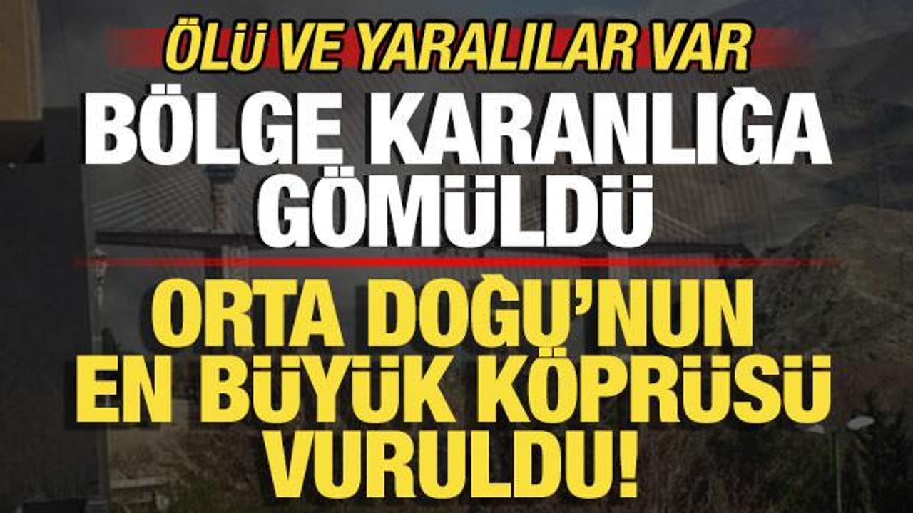 Savaş kızıştı! ABD ve İsrail Orta Doğu'nun en büyük köprüsünü vurdu! Ölü ve yaralılar var