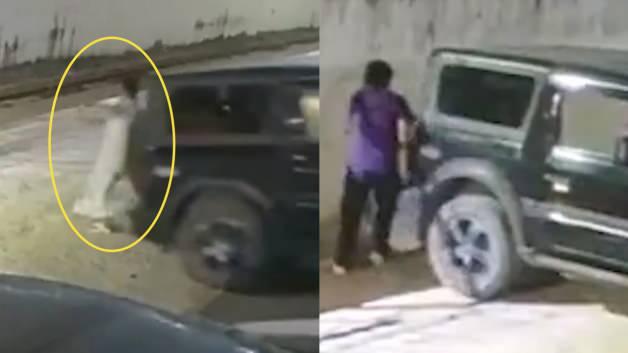 Hindistan'da dehşet anları: Otomobil ile beton duvar arasına can verdi