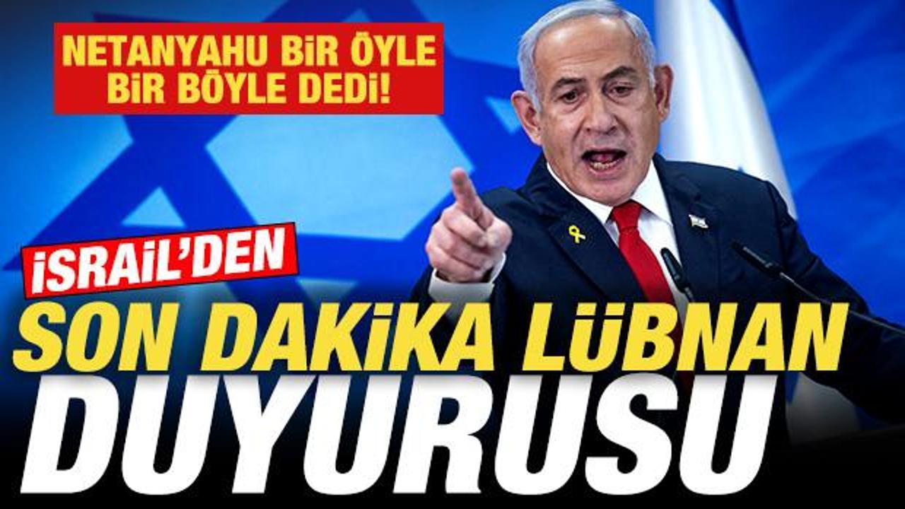 İsrail'den son dakika Lübnan kararı! Netanyahu ateşkesten vazgeçti