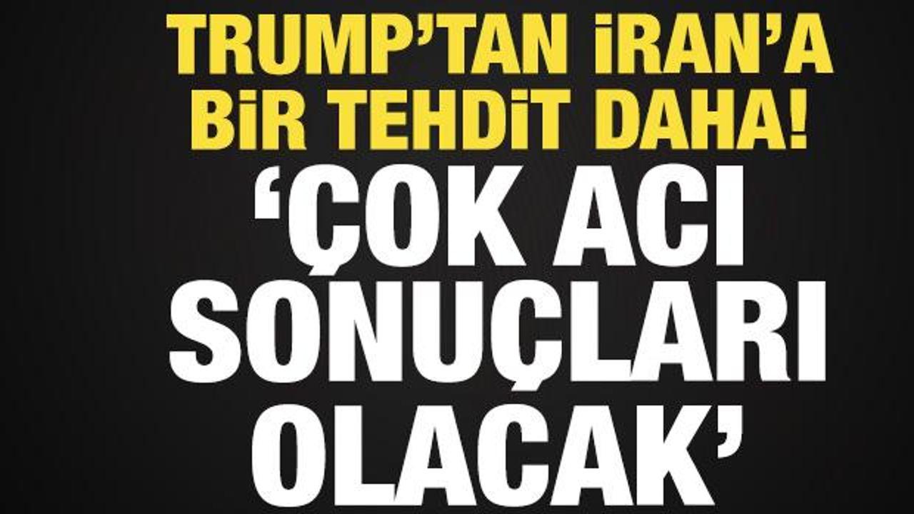 Trump İran'ı ateşkes için tehdit etti: Orta Doğu'da sular durulmuyor!