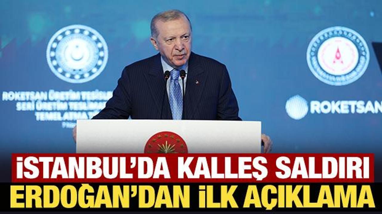 Son Dakika... Erdoğan'dan İstanbul'daki terör saldırısına ilk açıklama: Lanetliyoruz