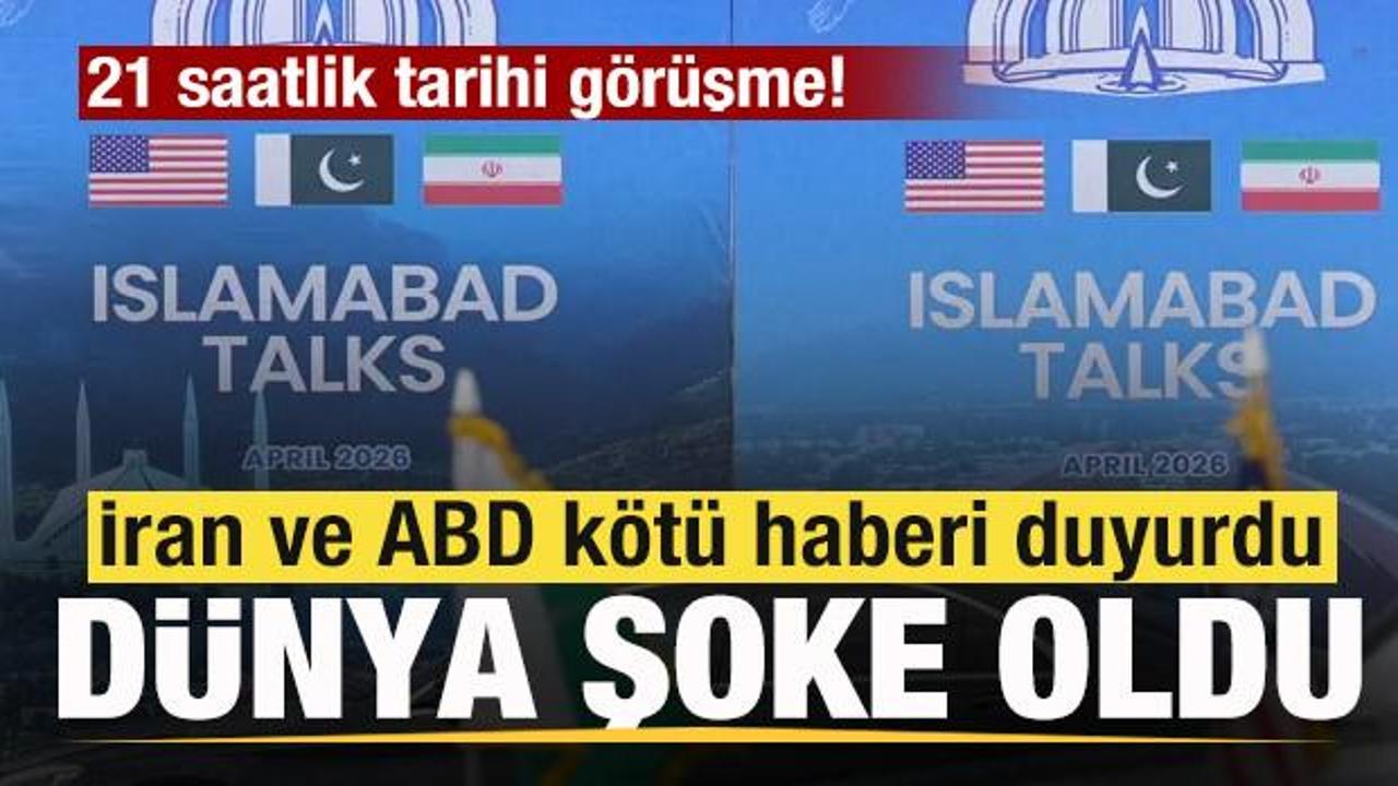 Son dakika: 21 saatlik tarihi görüşme! ABD ve İran kötü haberi duyurdu! Dünya şoke oldu