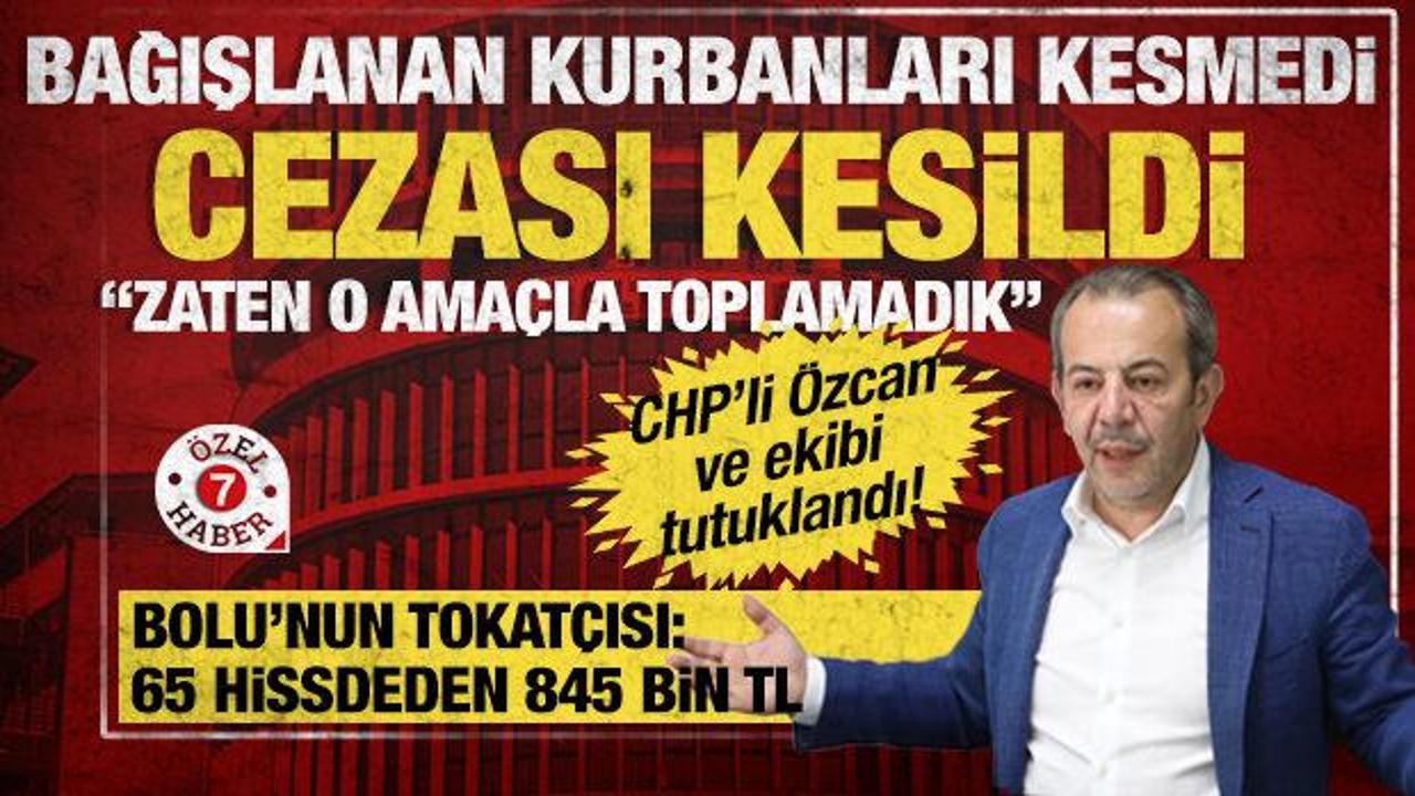 BolSev skandalı: CHP’li Bolu Belediye Başkanı Özcan ve yönetim tutuklandı!